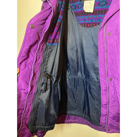 Vintage 1990s Head Sportswear Removable Liner Ski Snow Jacket Purple Small - Picture 5 of 13